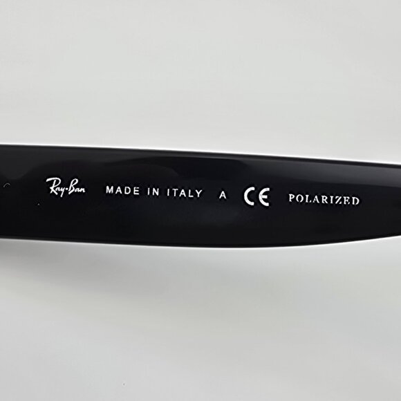 Ray-Ban RB4101 601/T3 Jackie Ohh Black Frame Polarized Grey Lens Sunglasses 58mm - Picture 10 of 16